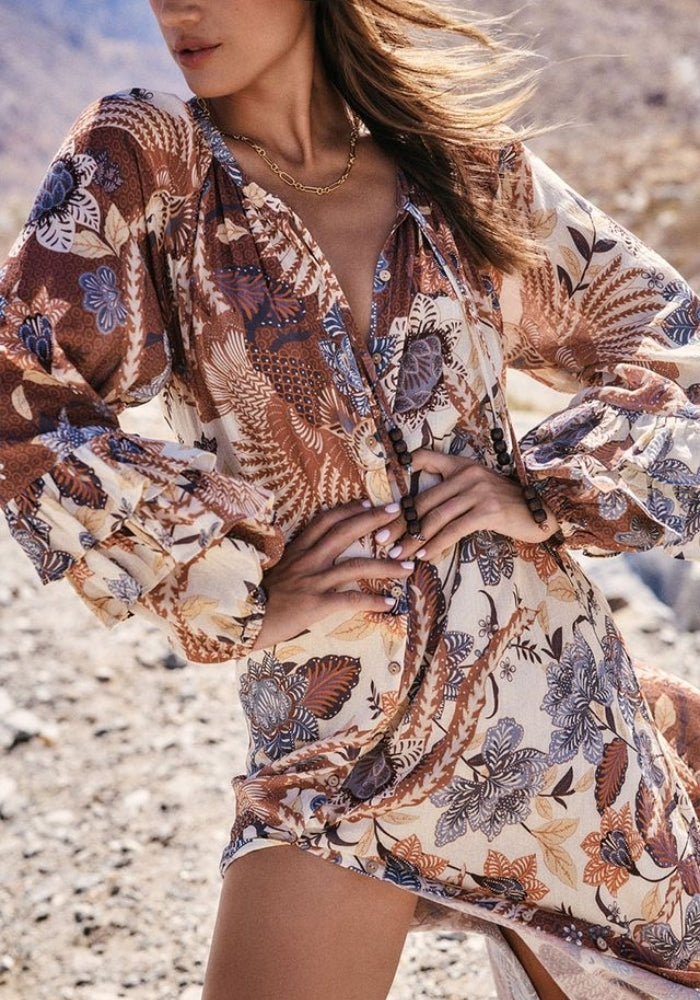 SPELL Volcano Goddess Gown