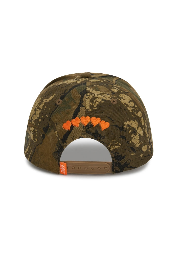 SŚAINT Camo Five Panel Cap