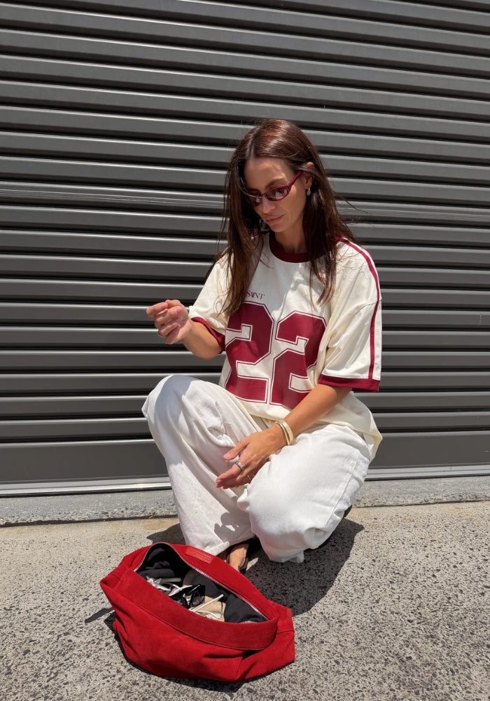 SSAINT Twenty Two 22 Tee - Cherry