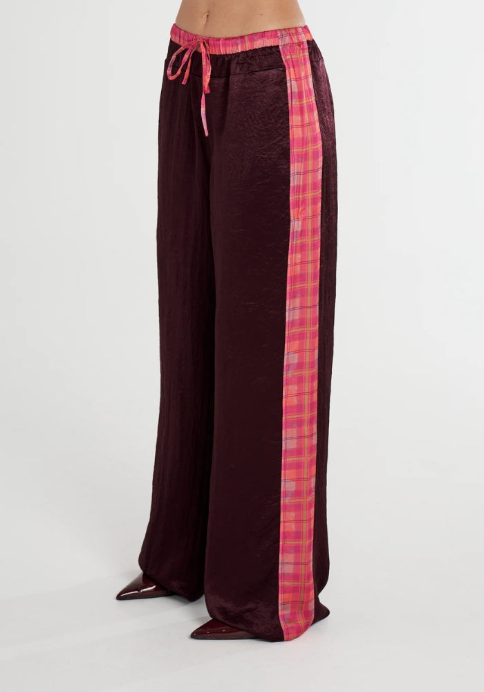 SUMMI SUMMI  Boxer Pant - Plum