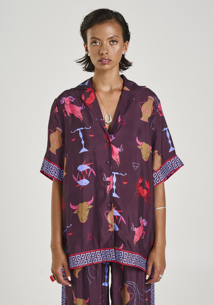 SUMMI SUMMI  Button Up Shirt - Zodiac