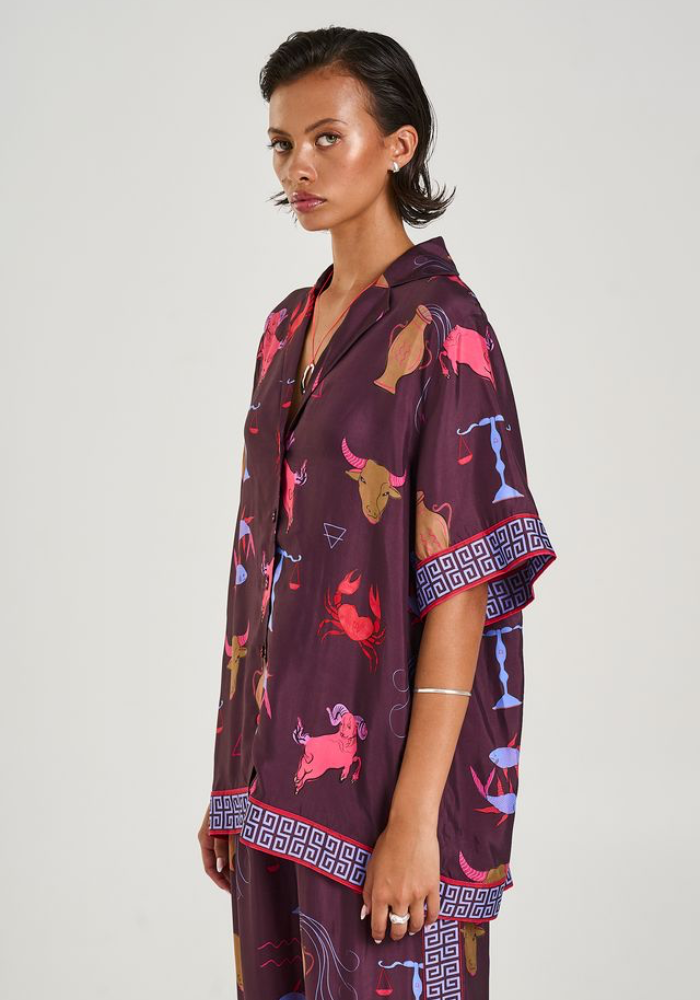SUMMI SUMMI  Button Up Shirt - Zodiac