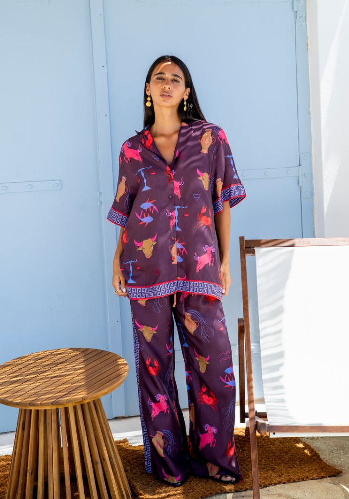 SUMMI SUMMI  Button Up Shirt - Zodiac