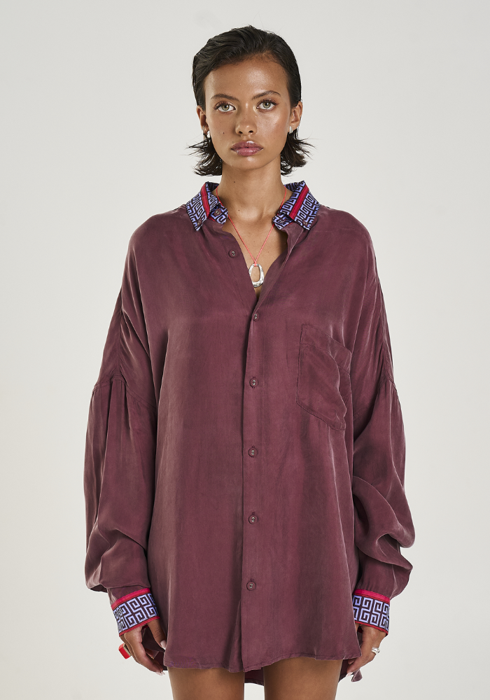 SUMMI SUMMI  LS Oversized Shirt - Zodiac
