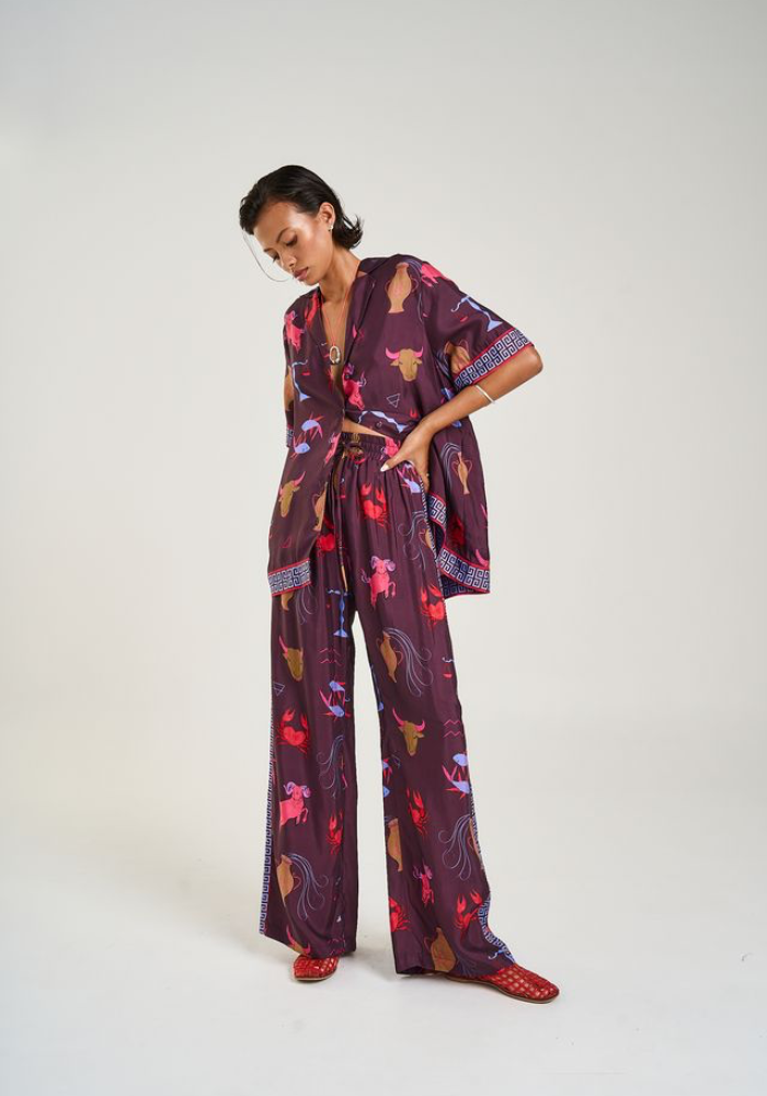 SUMMI SUMMI  Wide Leg Pant - Zodiac