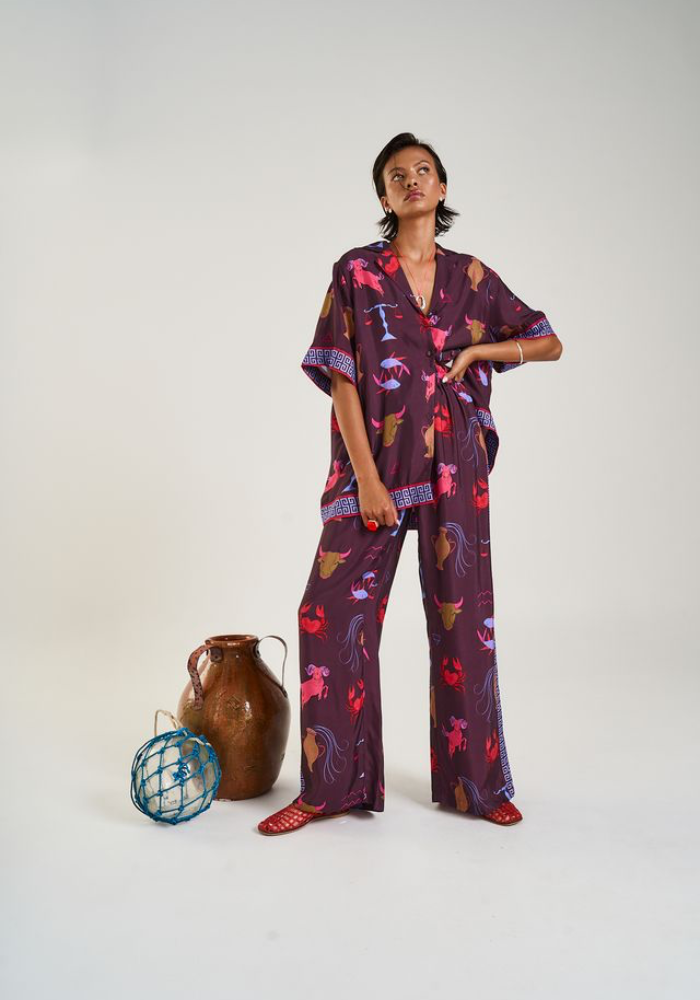 SUMMI SUMMI  Wide Leg Pant - Zodiac
