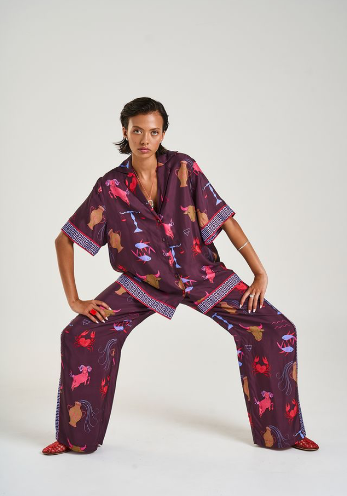 SUMMI SUMMI  Wide Leg Pant - Zodiac