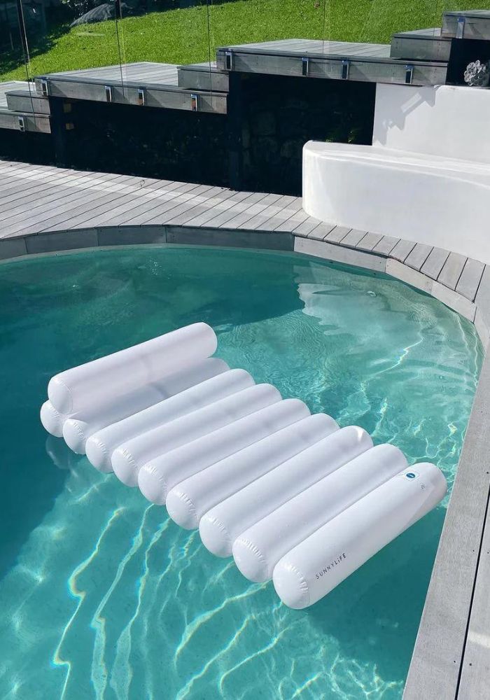The Resort Tube Lilo Float- white