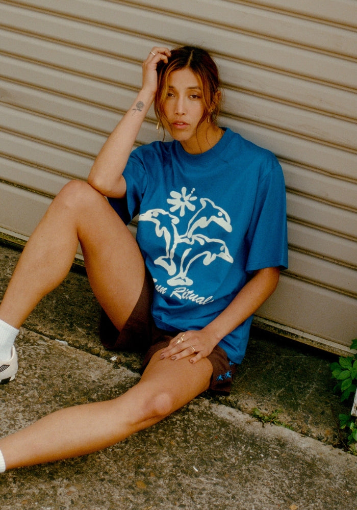 Dolphin Dream Tee - Sea