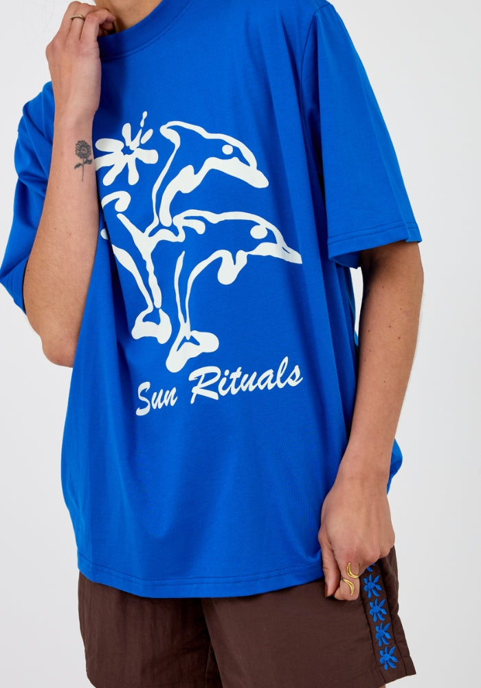 Dolphin Dream Tee - Sea