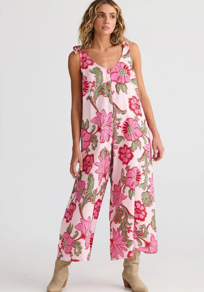TALISMAN Temple Jumpsuit - Pink Ibiza