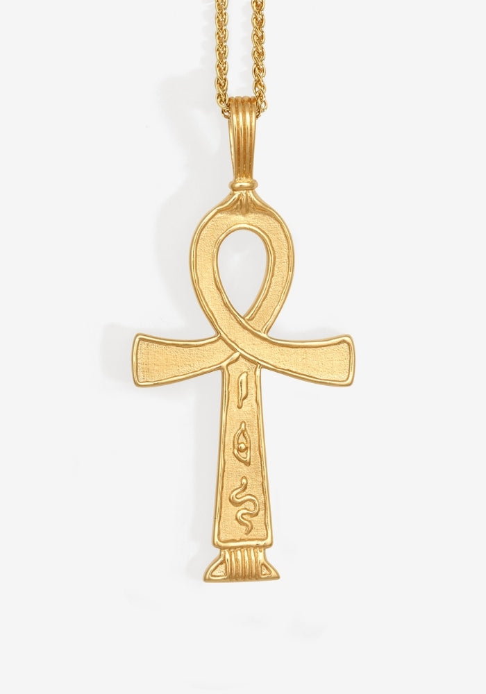 TEMPLE OF THE SUN Cairo Necklace Large Gold