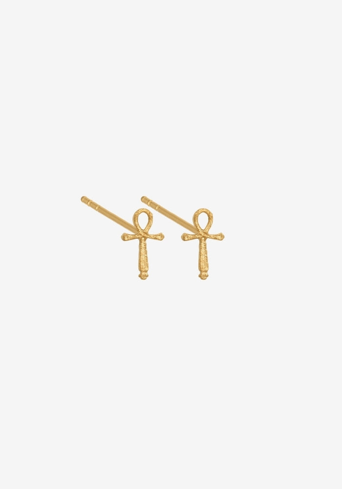 TEMPLE OF THE SUN Cairo Studs Gold