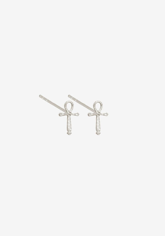 TEMPLE OF THE SUN Cairo Studs Silver
