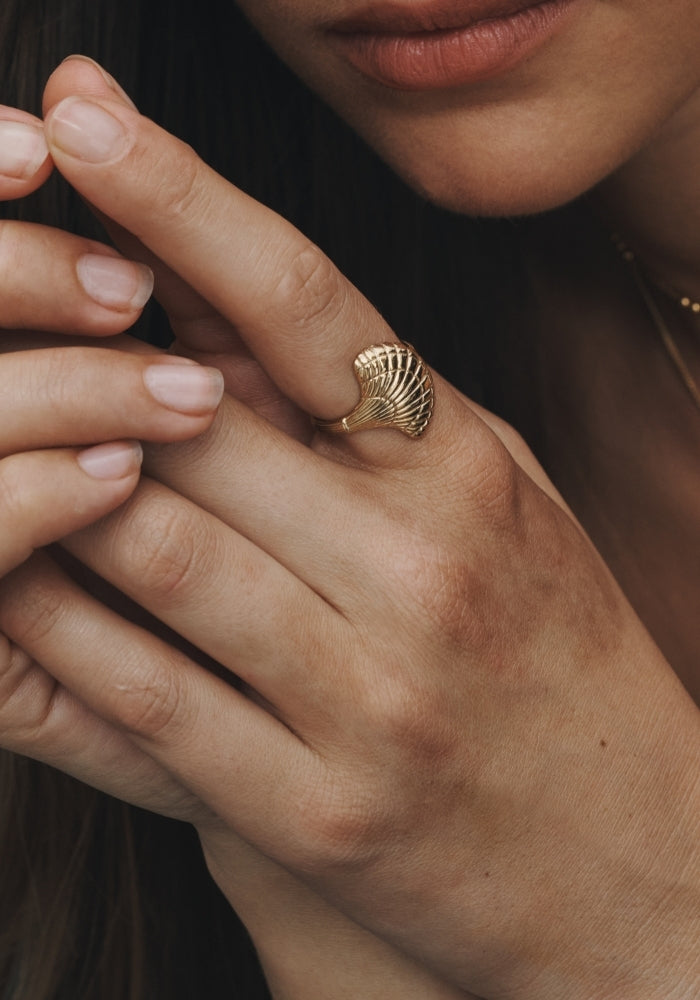 TEMPLE OF THE SUN Eleni Ring Gold