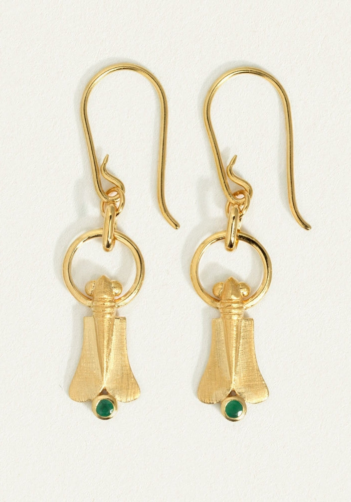 TEMPLE OF THE SUN Nectar Earrings Gold