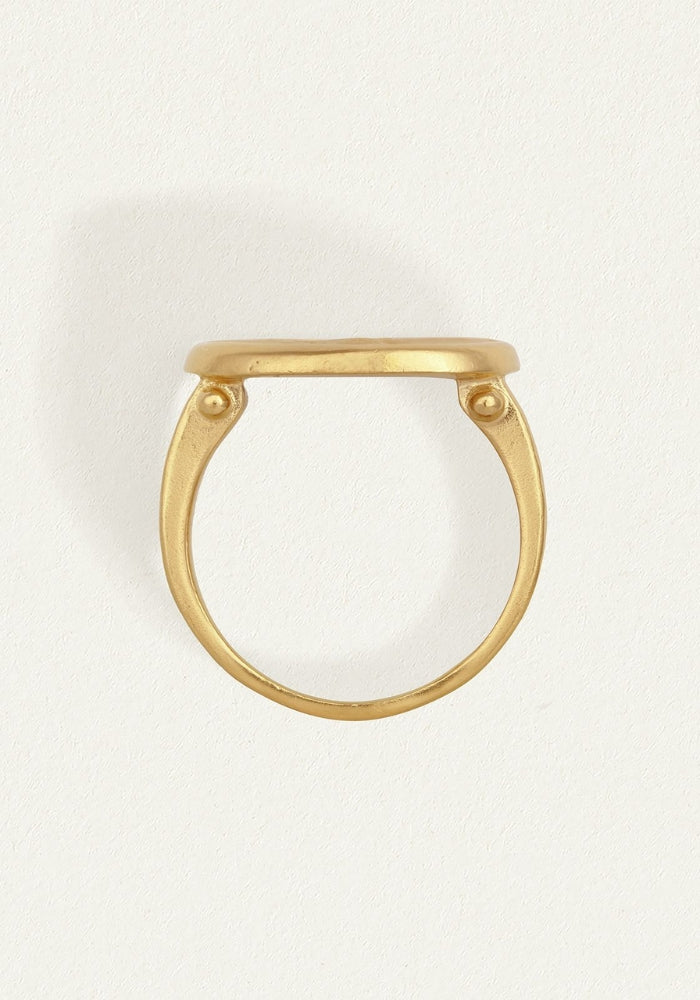 TEMPLE OF THE SUN Poseidon Ring Gold