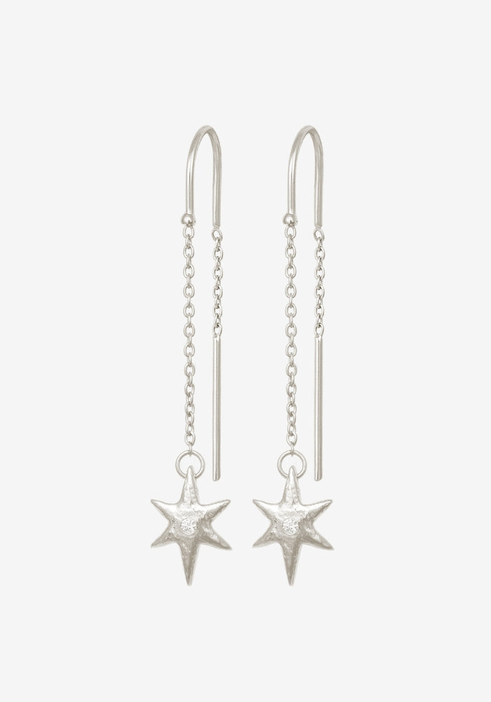 TEMPLE OF THE SUN Electra Earrings - Silver