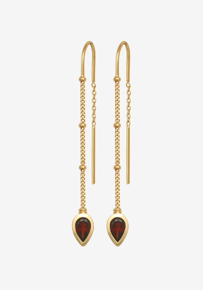 TEMPLE OF THE SUN Ignis Earrings Gold Vermeil