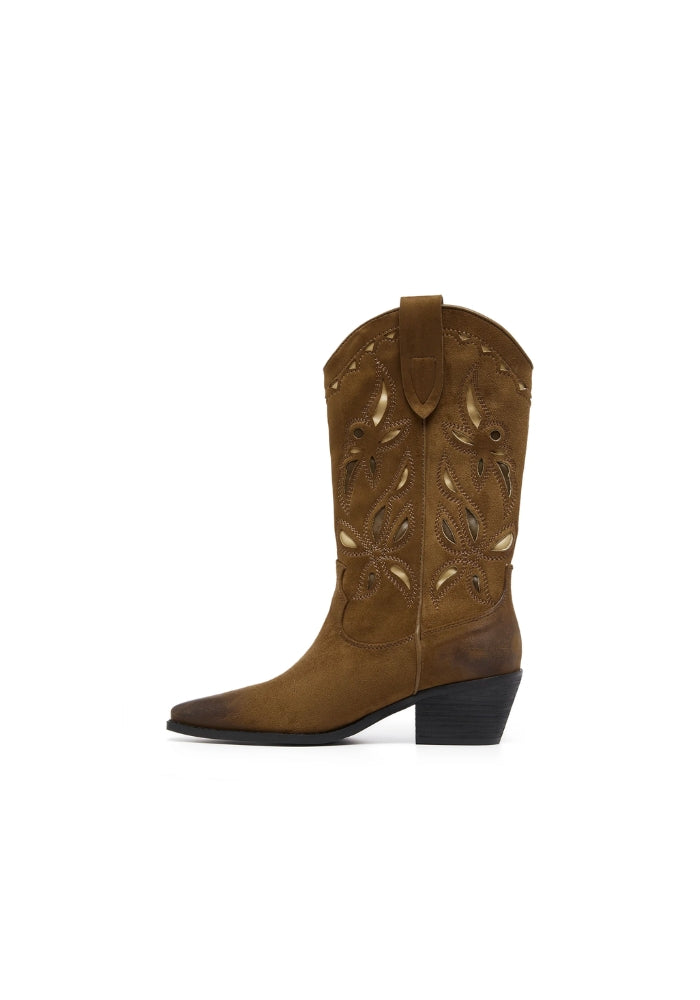 THERAPY Miley Cowboy Boot Taupe