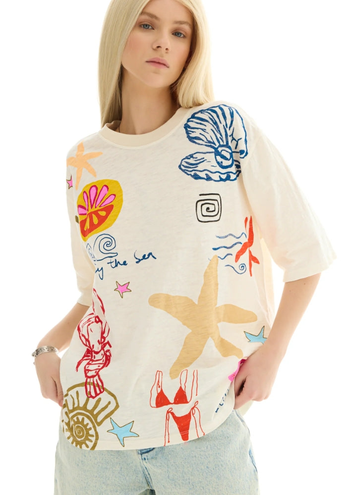 THE TALES My Illustrated Seaside Tee