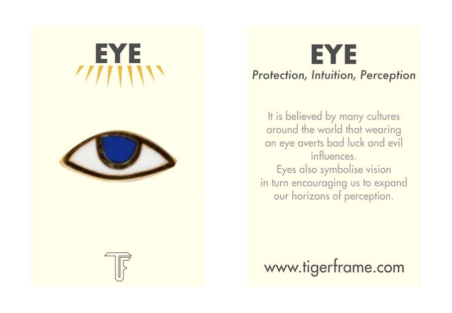 Tiger Frame Eye Chain Cord Bracelet- Olive Green