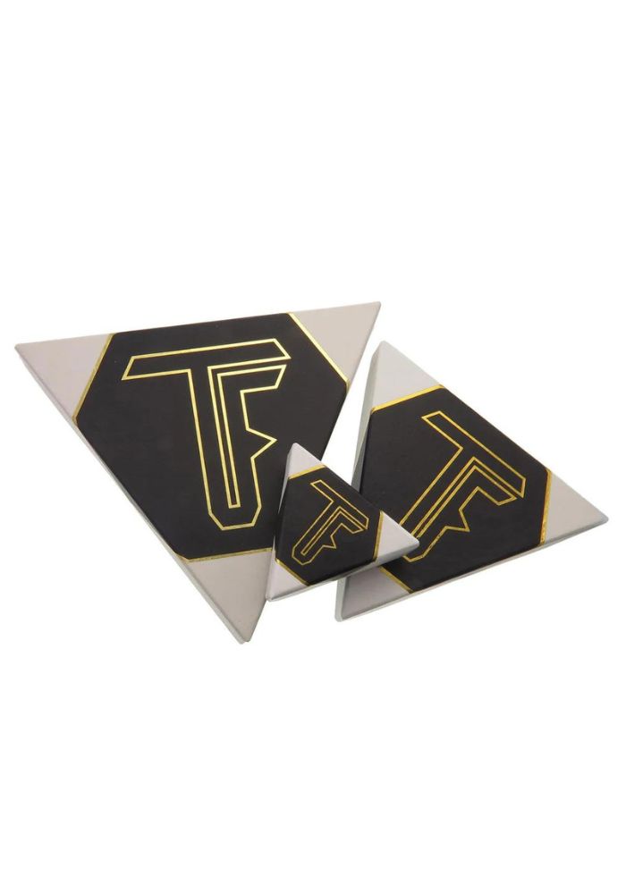 Tiger Frame Gold Holiday Hoops- Black