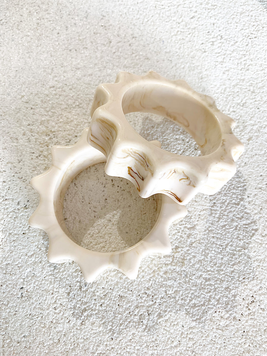 Sun Cream Resin Bangle