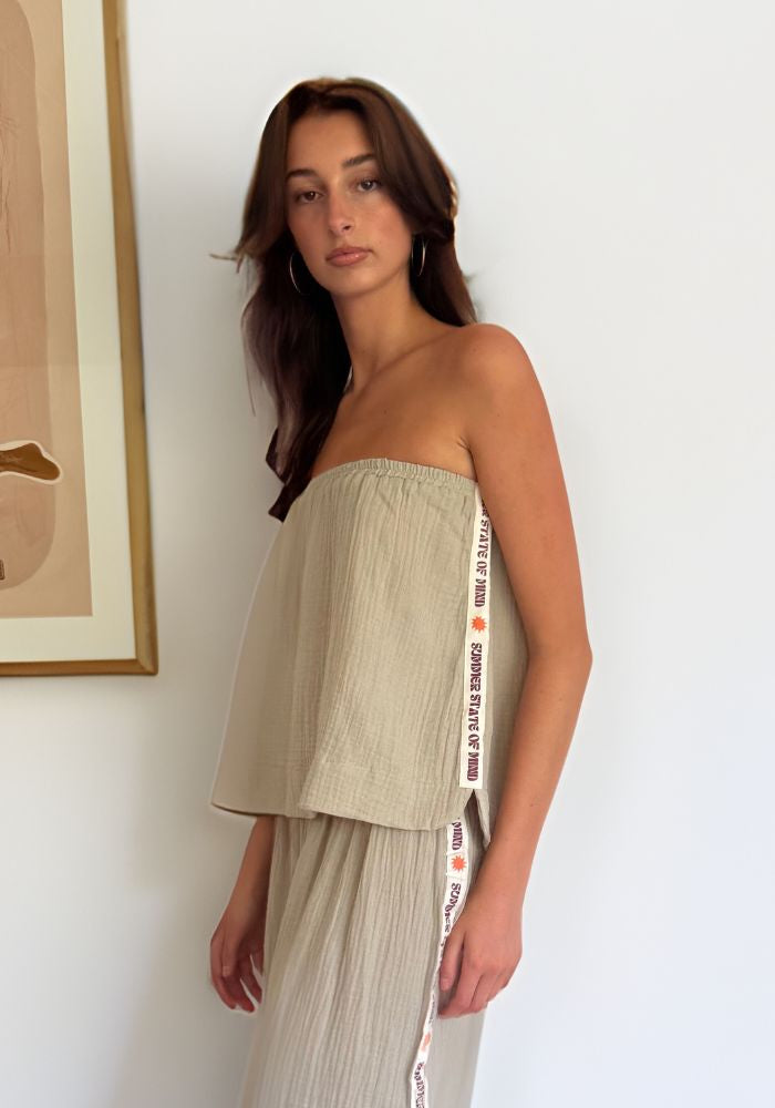 Summer Club Top/Skirt - Sage