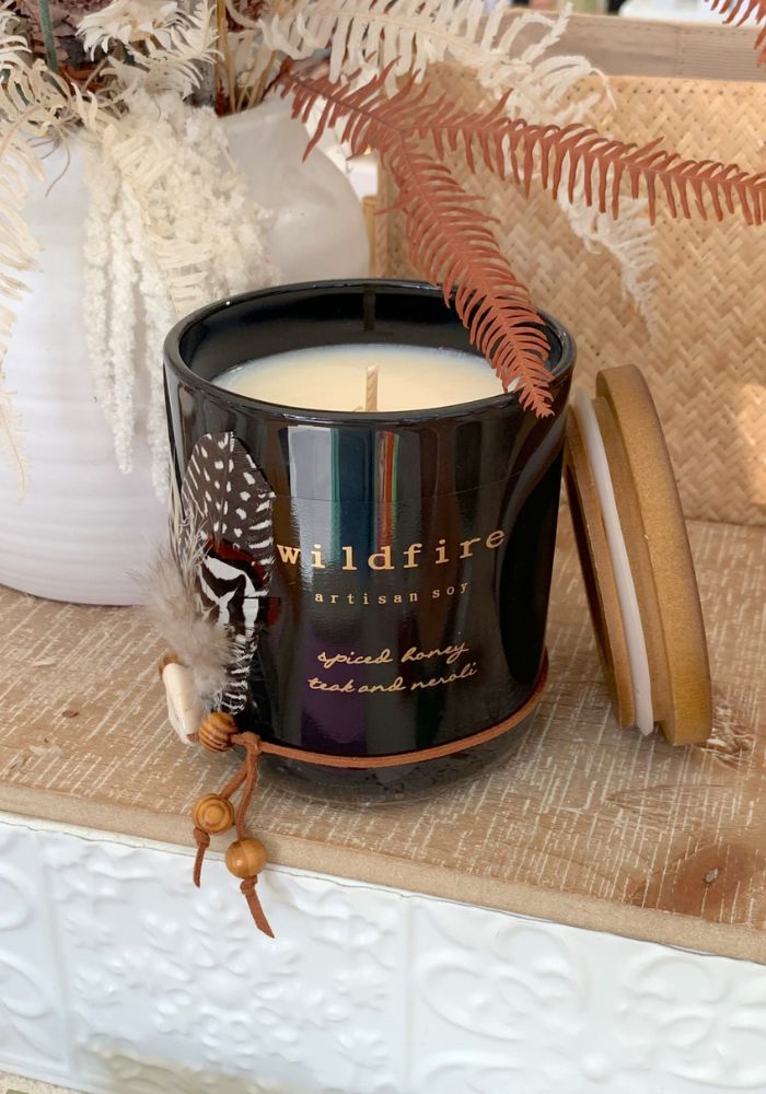 Spiced Honey, Teak and Neroli Candle