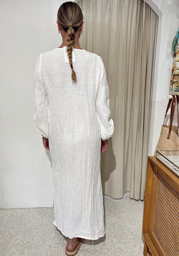 Alia Maxi Dress - Brasile Panna
