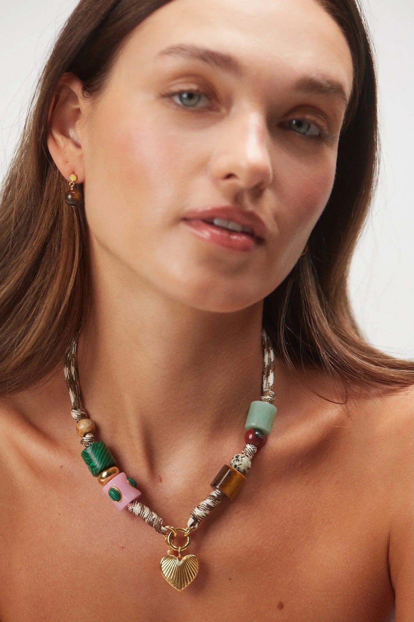 Heartland Necklace - Toasted Almond
