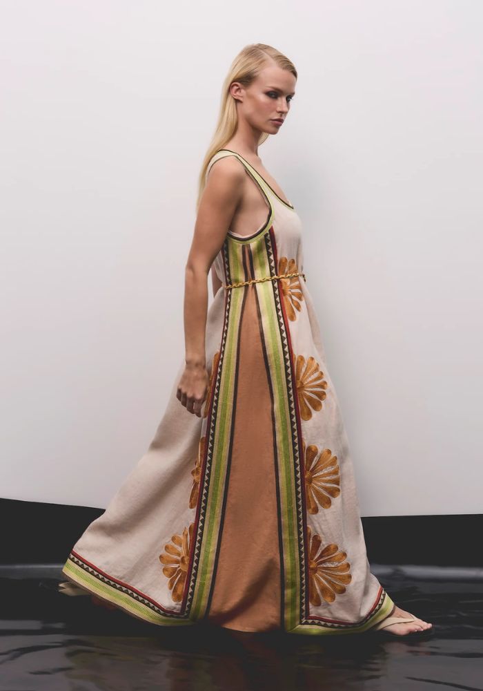 Deja Vu Scoop Neck Gown