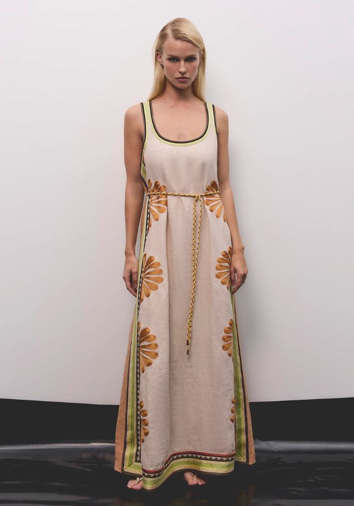 Deja Vu Scoop Neck Gown