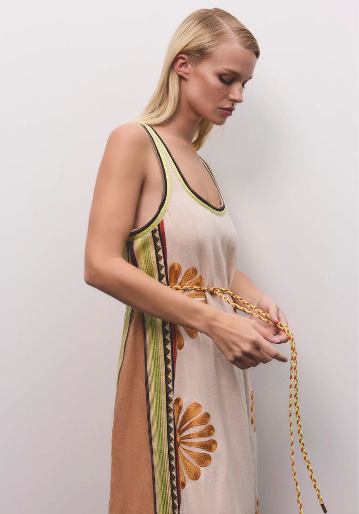 Deja Vu Scoop Neck Gown