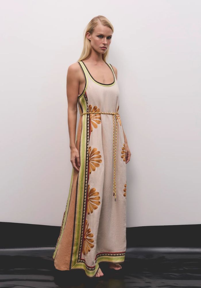 Deja Vu Scoop Neck Gown