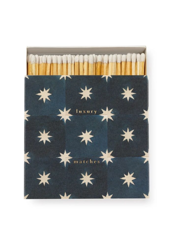 ARCHIVIST GALLERY Navy Star Tile - Square Matchbox