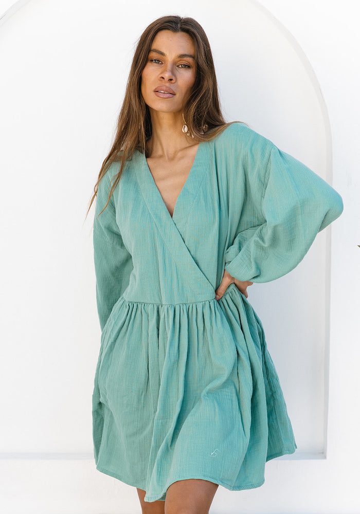 Haven Dress - Sea Green