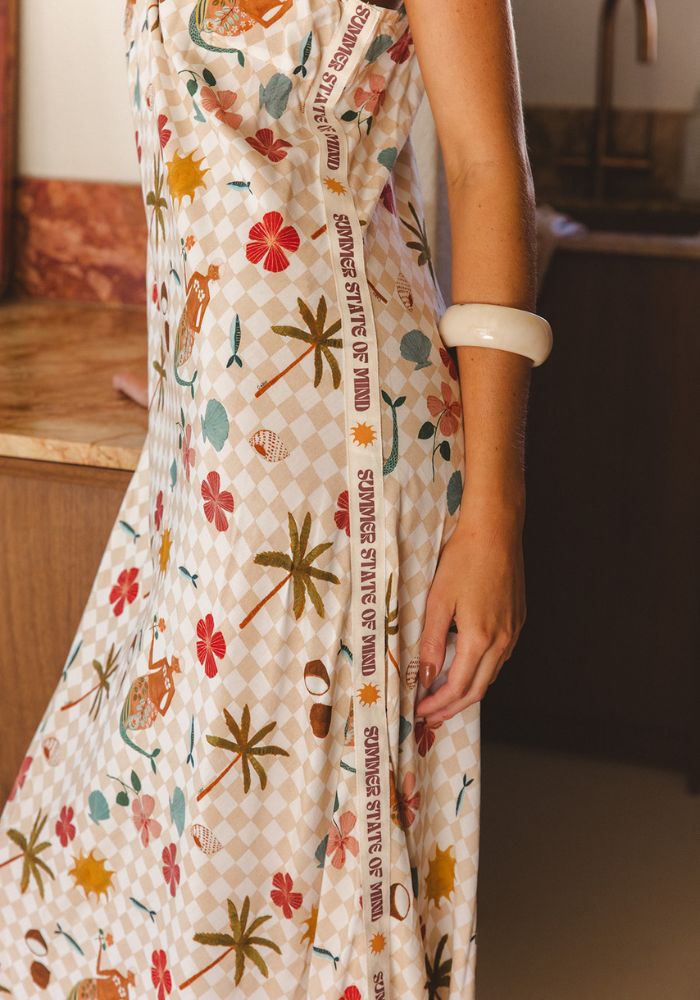 Summer Club Strappy Maxi Dress
