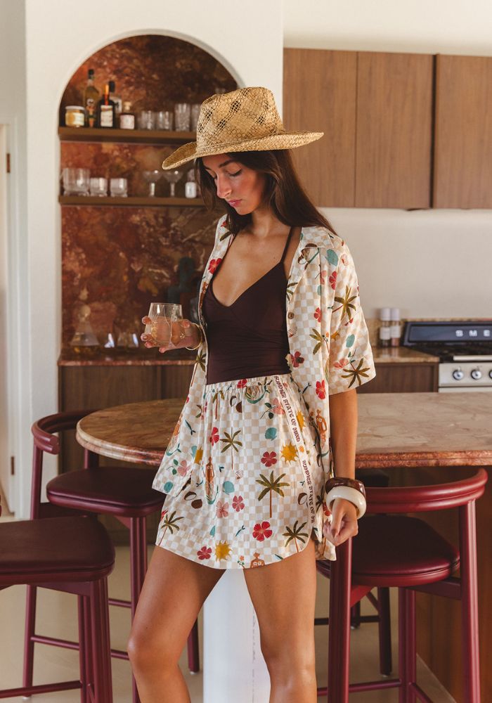CABO SUMMER STATE OF MIND Summer Club Mini Skirt