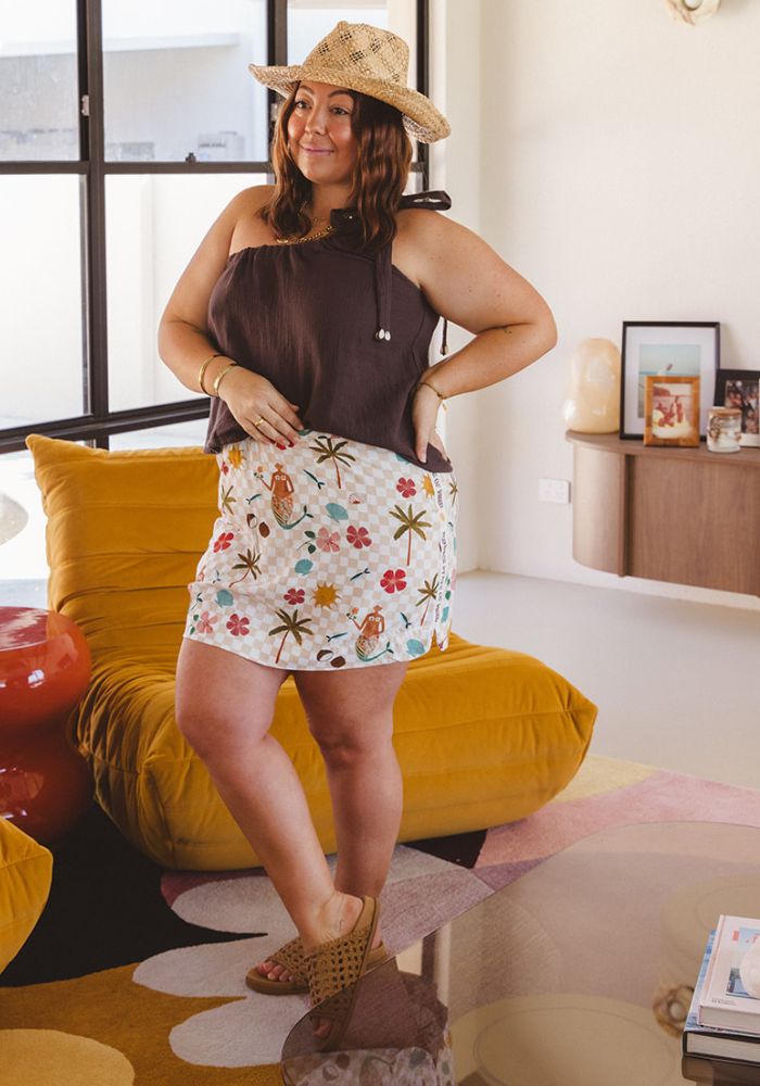 CABO SUMMER STATE OF MIND Summer Club Mini Skirt