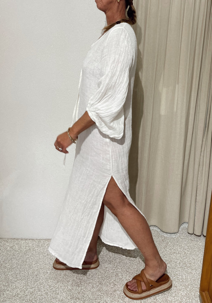 Alia Maxi Dress - Brasile Panna