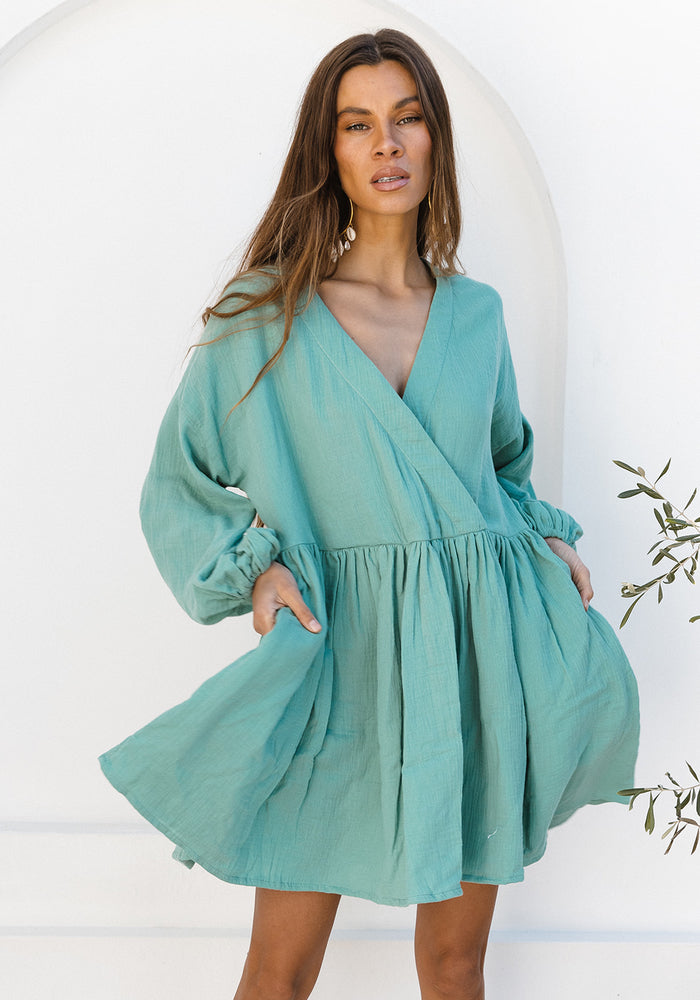 Haven Dress - Sea Green