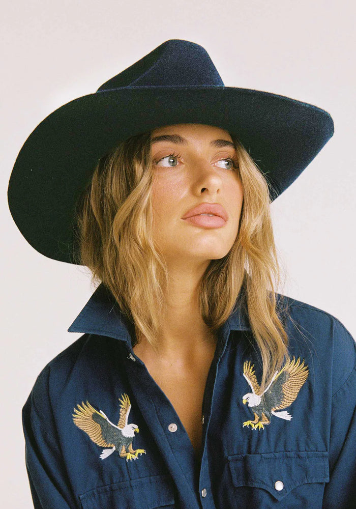LACK OF COLOR Nash Western Hat
