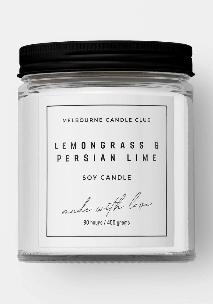 Lemongrass & Persian Lime  Candle 200g