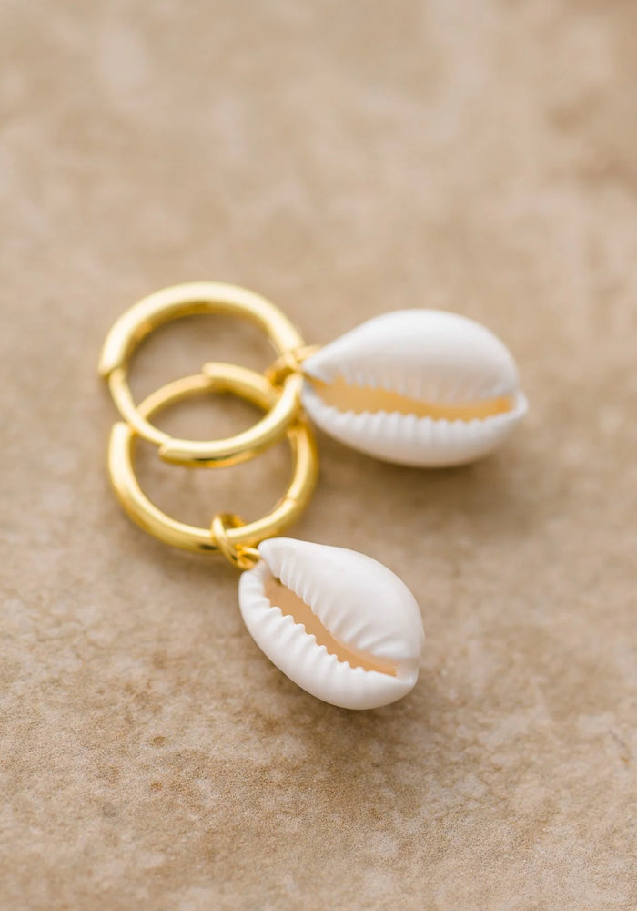 Maui Cowrie Earrings