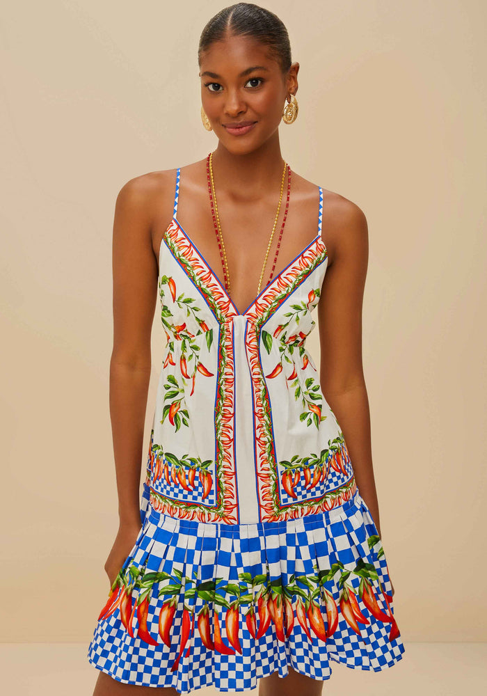FARM RIO Picnic Peppers Dress
