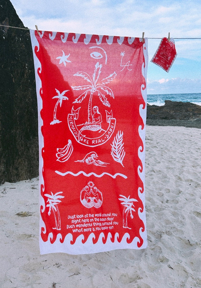 That's a Wrap Sarong - Red Mermaid