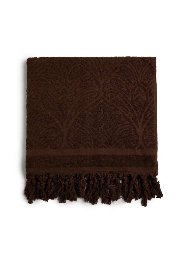 Brown Cotton Traveller Terry Towel