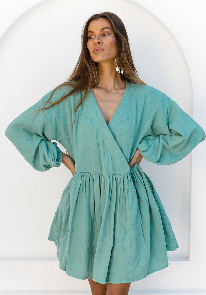 Haven Dress - Sea Green